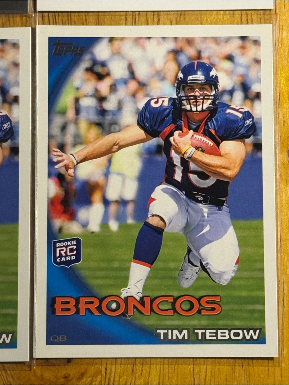 Tim Tebow Rookie Cards Topps Chrome (lot of 6)